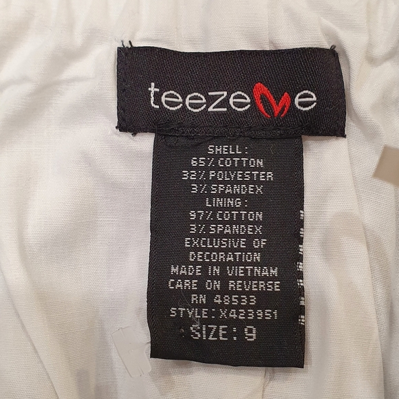 Teeze Me 2000s Cheetah Leopard print strapless dress, tan brown, size 9 (small) - Picture 3 of 3